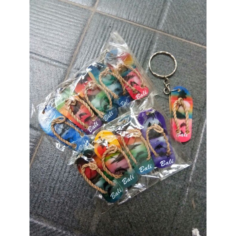 gantungan kunci asesoris kunci  souvenir bali oleh oleh bali