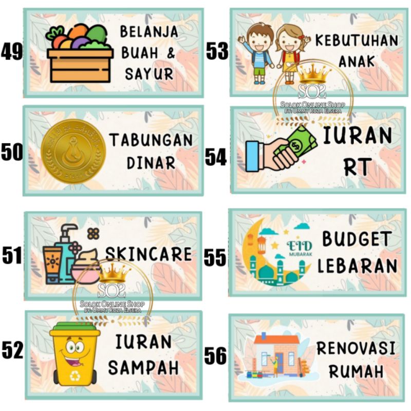 

Stiker Keuangan Part 2 | stiker budgeting