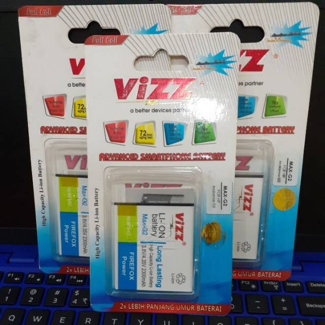 Vizz Baterai Original Vizz Andromax Max G2 Double Power Vizz