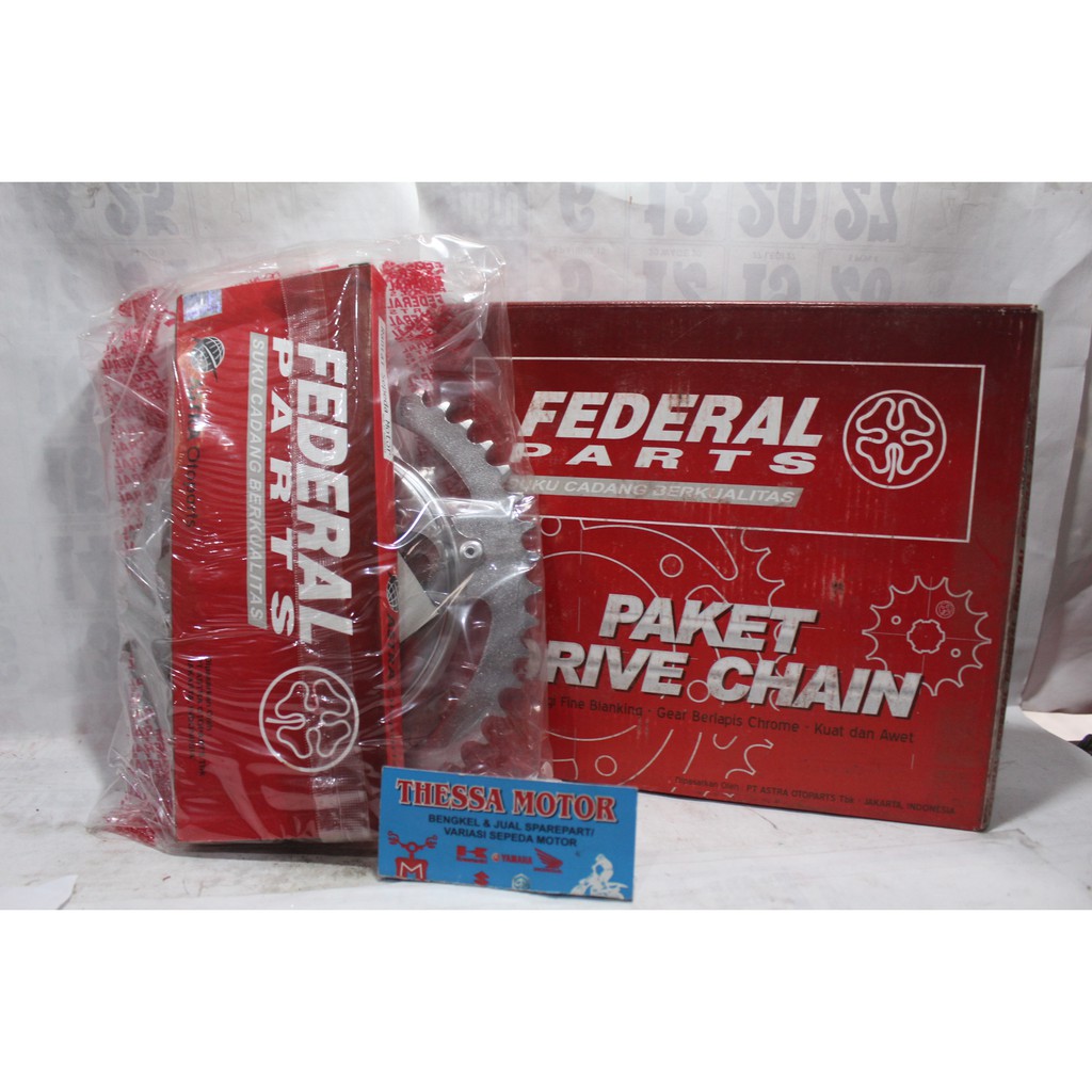 Gear Set Mega Pro Merk Federal Parts (FP-412P1-KEH-220C)