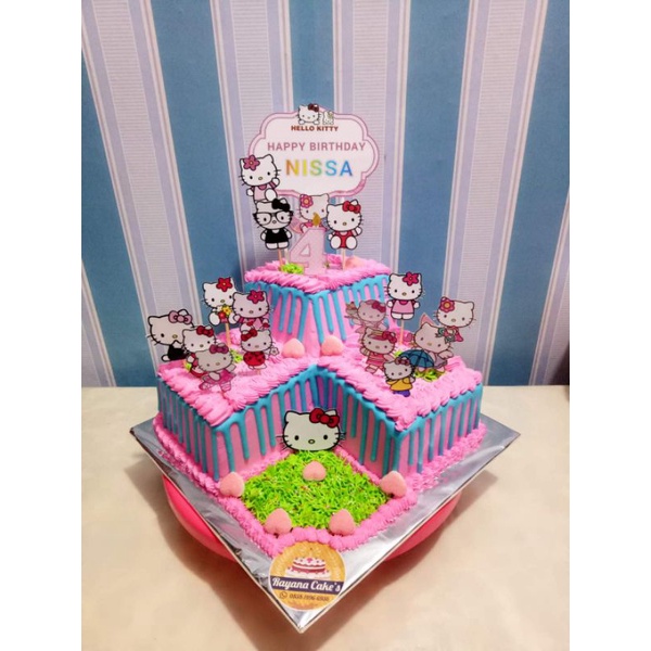 

kue ulang tahun hello kitty
