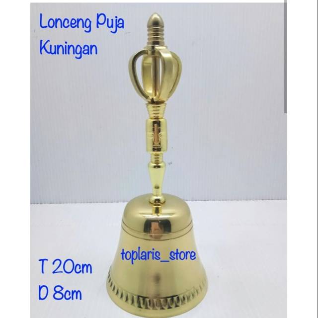Lonceng Sembahyang Kuningan Tibet 01