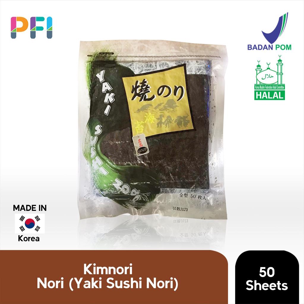 

Kimnori Yaki Sushi Nori Seaweed Sheets 50s 140gr