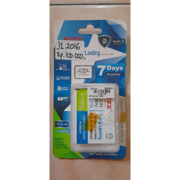 BATERAI SAMSUNG GALAKSI J1 2016/ J120 VIZZ DOUBLE POWER