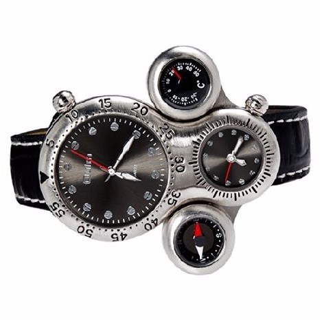 Jam Tangan Kulit Pria Oulm Mechanical Analog Quartz Leather 1149