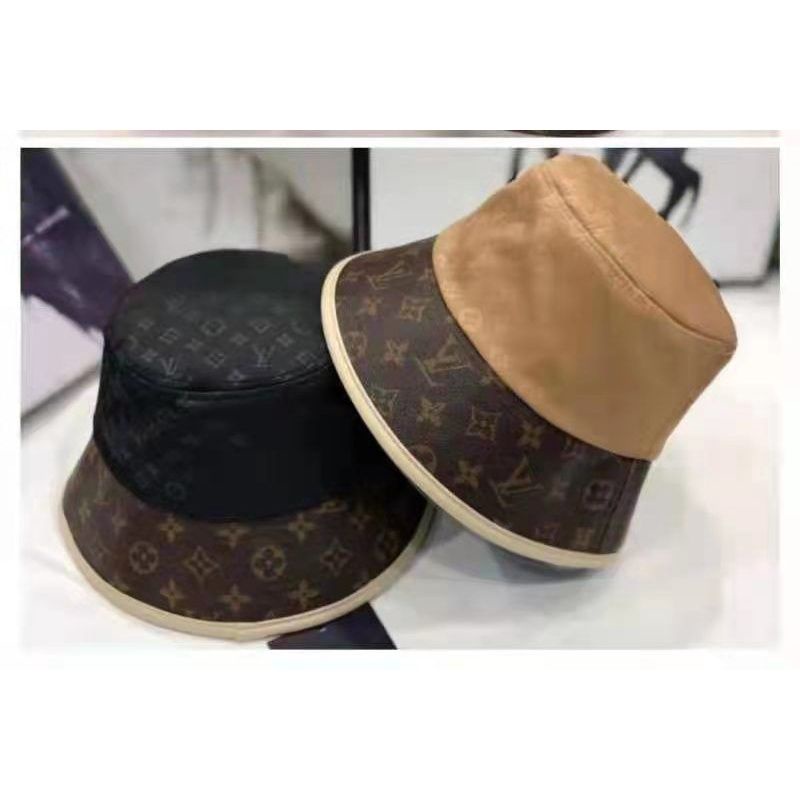 Topi Bucket Hat Lv Monogram Topi Premium Quality