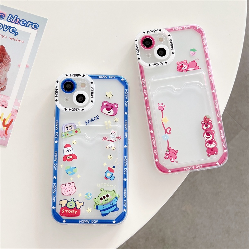 Soft Case Pelindung Anti Jatuh Motif Kartun Untuk iPhone 14 13 12 Pro MAX 11 X XR XS MAX 7 8 Plus