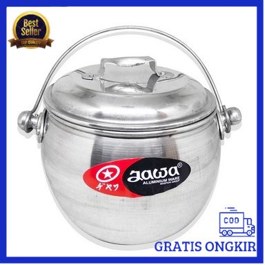 TERMURAH MASPION PERIUK / BELANGA / KENDIL / KUALI JAWA 20 22 PERIUK JAWA ALUMUNIUM [COD]
