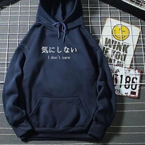 SWEATER HOODIE WANITA I DONT CARE Sweater JUMPER Hoodie PULLOVER