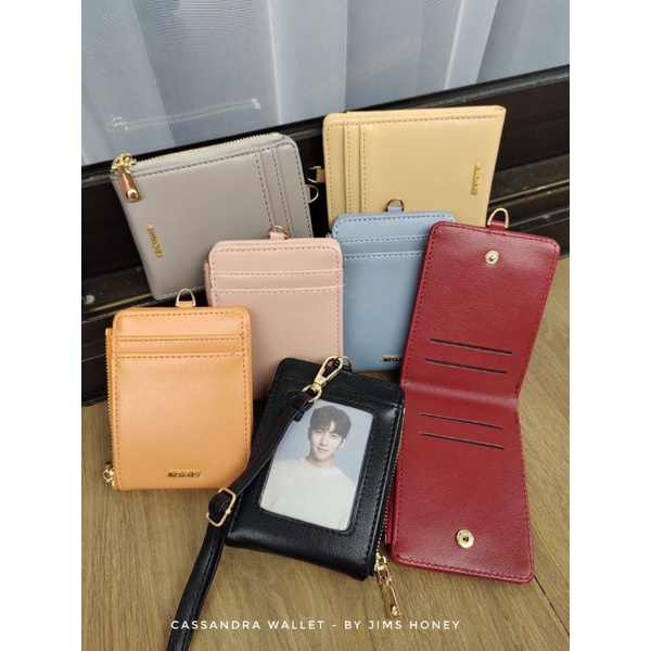 CASSANDRA WALLET JIMSHONEY DOMPET KARTU CARD HOLDER FREE TALI PANJANG