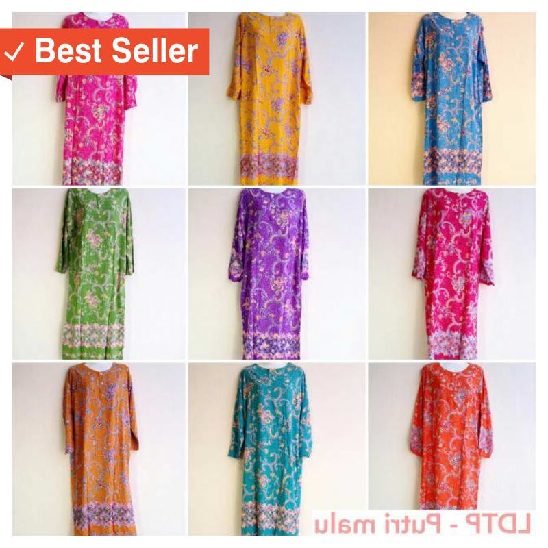 MURAH FASHION BAJU CEWEK / Batik Hengky - LDTP Putri malu - Batik Baju Tidur Daster Wanita Motif