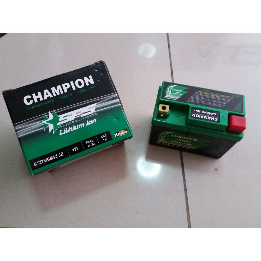 Aki 12v 7Ah Champion Lithium Ion off50%