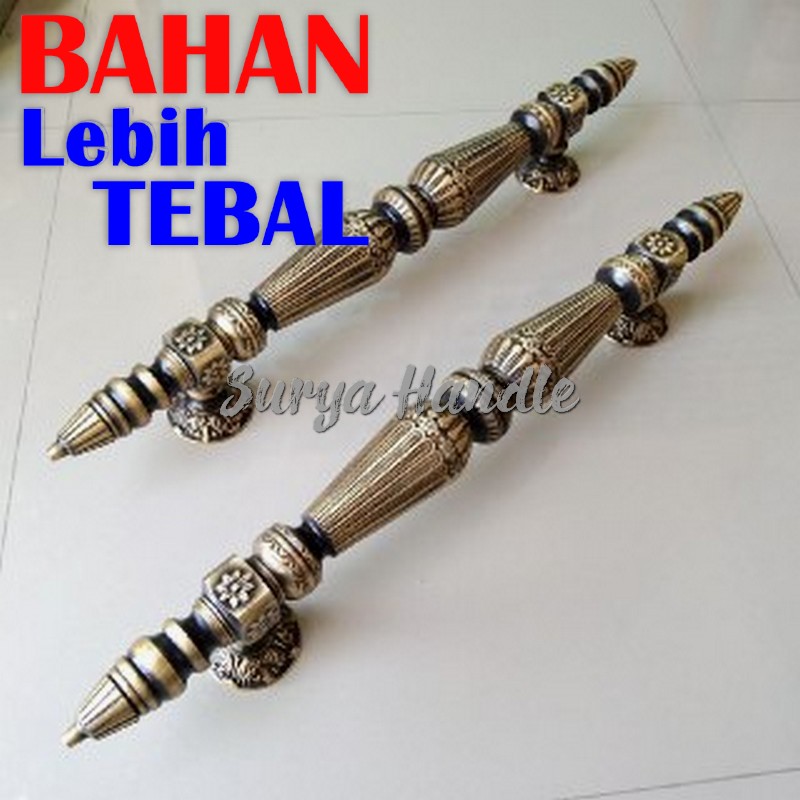 Handle Pintu Rumah Menara 60Cm Tarikan Gagang Pintu Kuningan
