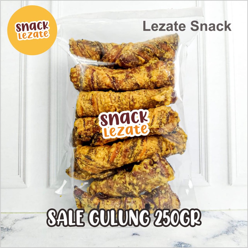 

Sale PIsang Gulung Kering 250gr Murah / Kripik Sale Pisang Kebumen Kiloan / Sale Pisang Aroma Kering Lebar