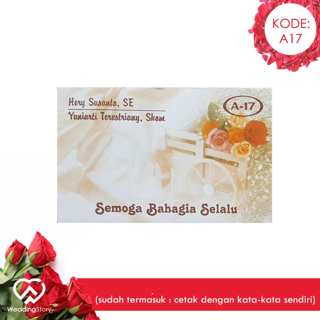 

Amplop Etnik A 17 isi 50 (Termasuk Cetak Custom Tulisan) Harga Murah