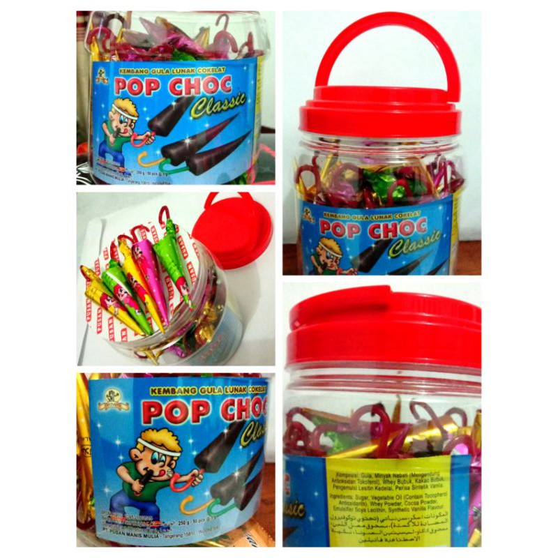 

Makanan Cemilan Coklat Payung Isi 50pcs/250gram (Halal 100%)