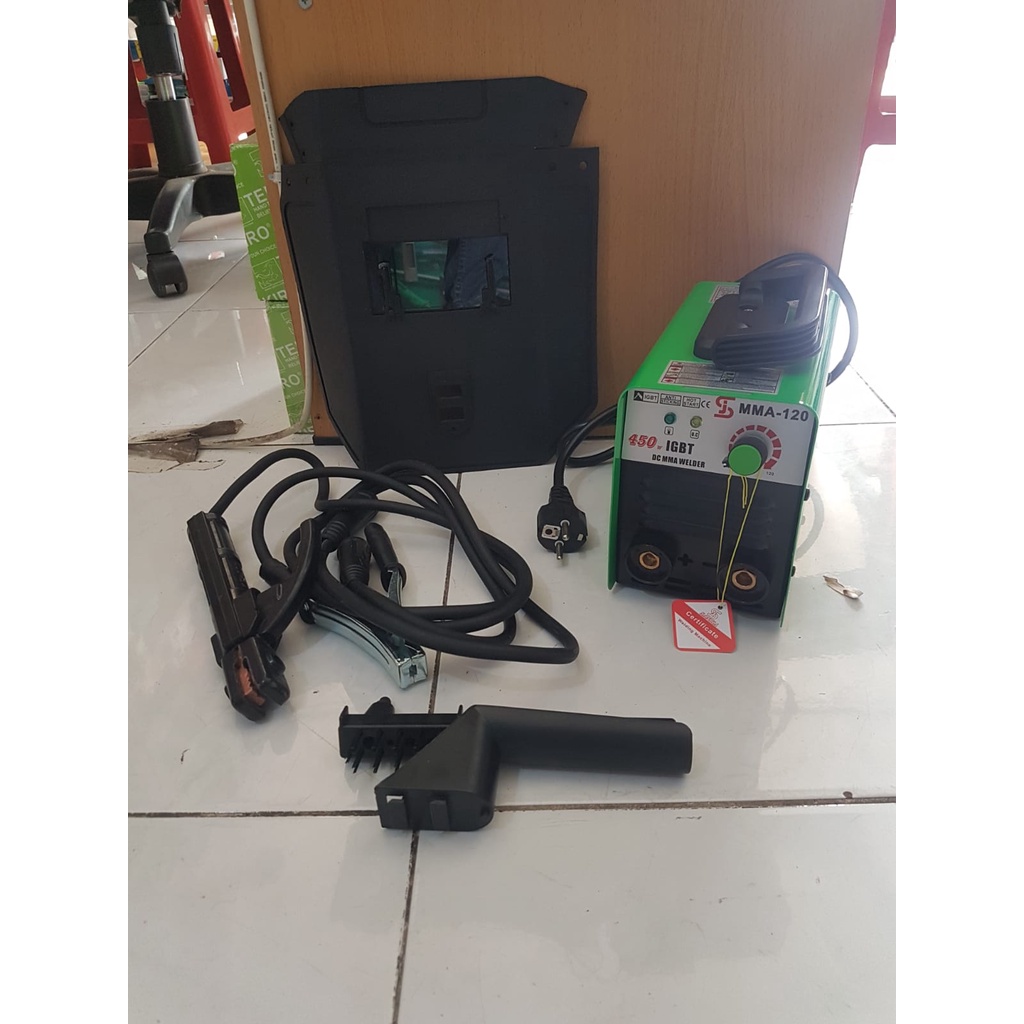 Tiga Jaya Mesin Las 450watt ARC120 trafo las listrik 120 A mma 120 450