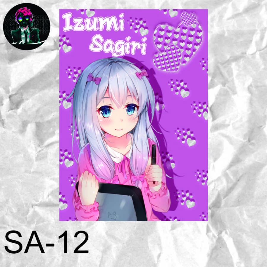 Poster Anime Aesthetic Eromanga Sense [SAGIRI]  Poster Aesthetic Anime Eromanga Sensei|Poster Sagiri-ESA12
