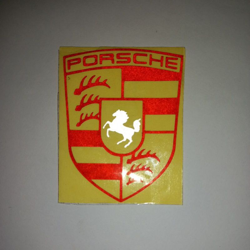 

Sticker cutting, stiker scotlite, stiker Porsche