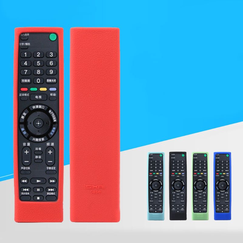 Case Remote Control Bahan Silikon Tahan Guncangan Untuk Sony Rmf-Tx200C 210 211 Tv Voice Controller