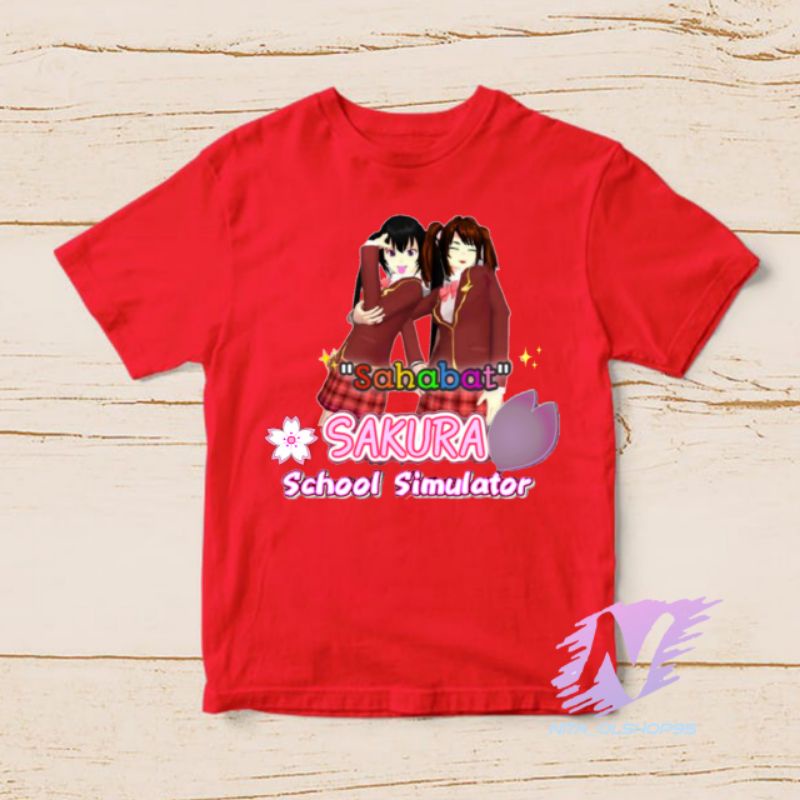 kaos sakura school simulator sahabat kaos anak sakura