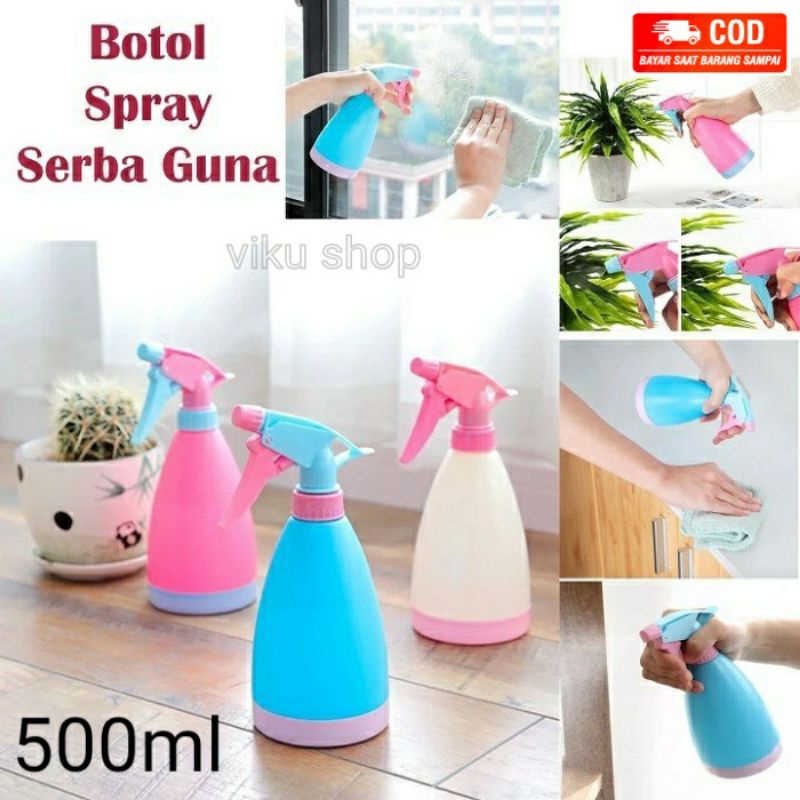 Botol Semprotan Air Spray Tanaman Semprot Desinfektan Sangkar Serbaguna 500ML