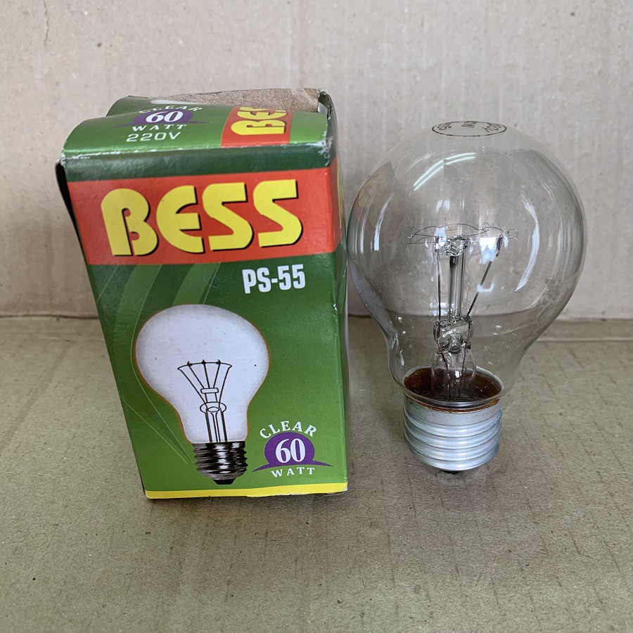 Lampu Pijar BESS 60 Watt 60W Lampu Bohlam Penghangat Penetas Telur Inkubator