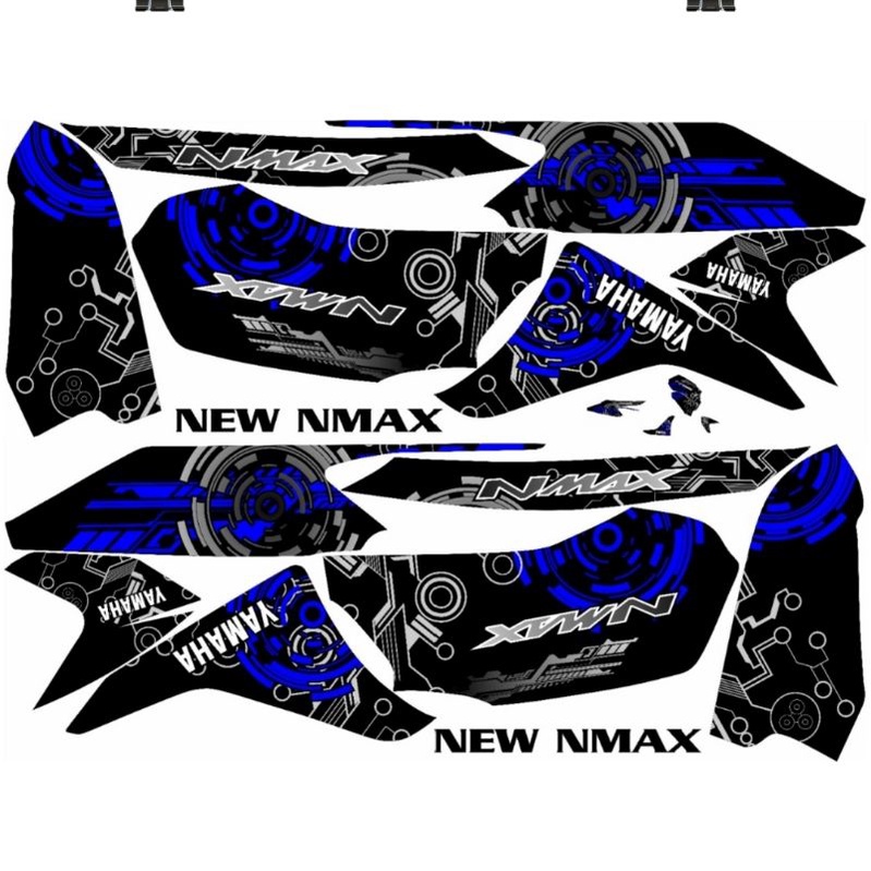Striping Nmax / N Max New 2020 2021 Variasi Yamaha Sticker Stiker Skotlet Motor