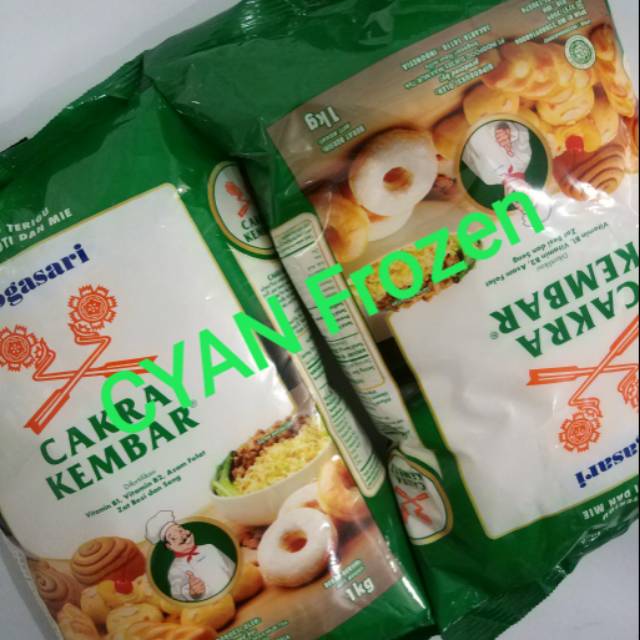 

Tepung Cakra Kembar 1000gr