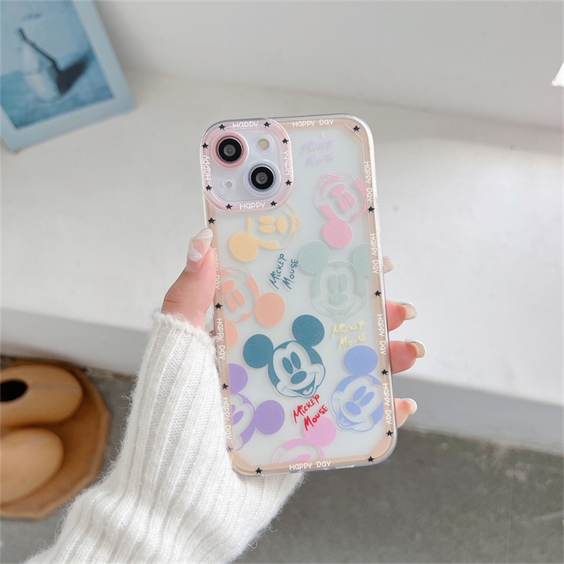 Soft Case Tpu Motif Kartun Tikus Compatible for iPhone 11 Pro Max iPhone 14 13 12 Pro Max X Xr Xs Se 2020 Max 7 Plus 8 7 6 6s Plus Soft TPU Phone Case Cartoon Mouse Series High-quality Soft Silicone Back Protective Casing Cover