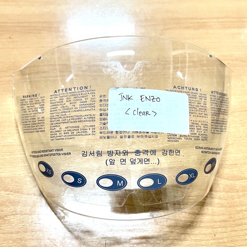 Kaca Visor Helm INK Enzo Clear Bening