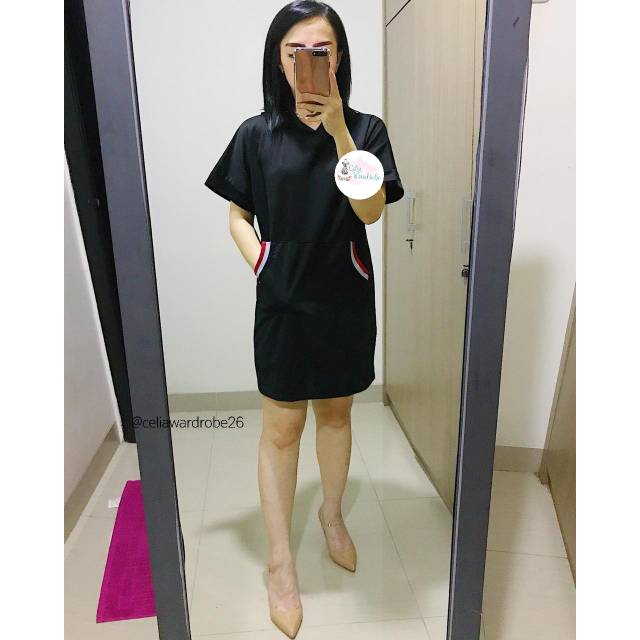 SHB - 005 PREMIUM MINI DRESS HOODIE DIAN YIYI IMPORT HKG