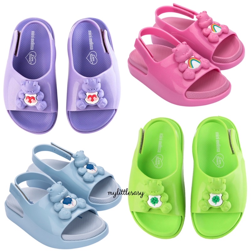 Mini Melissa Cloud Sandal + Care Bears Bb