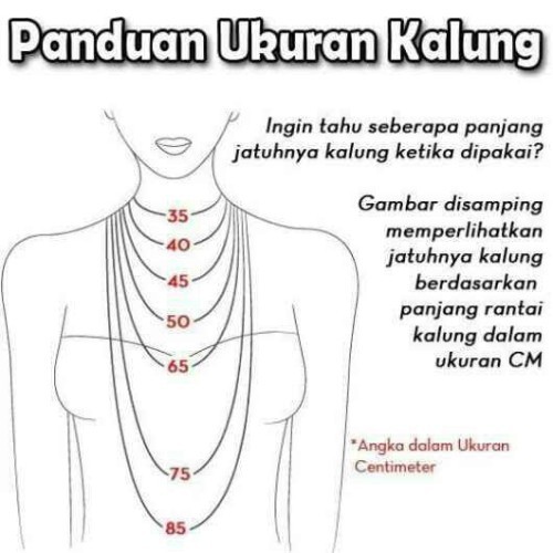 (COD) Kalung Titanium Wanita Anti Karat Aksesoris Fashion Perhiasan Premium - T042