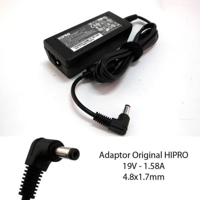 adaptor charger laptop axioo pico pjm cjm zyrex w217cu 19v-1.58A