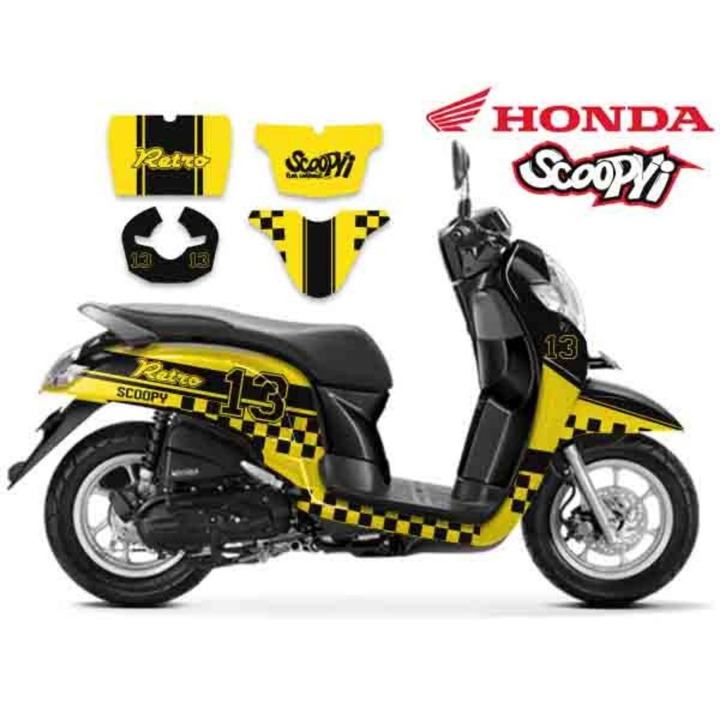 Sketsa Motor Scoopy : Cara Menggambar Motor Honda Scoopy ...