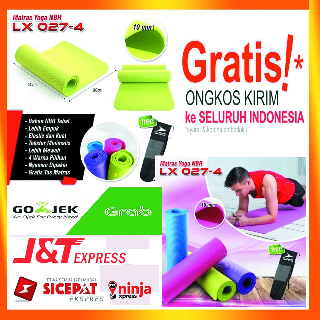 MATRAS YOGA SPEEDS / YOGA MATT / GYM MAT / EXERCISE MAT / YOGA MATRAS SPEEDS 10MM