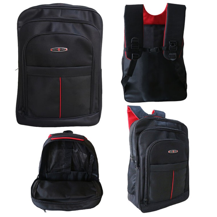 Tas Ransel Gendong Polo Mikro Tas Pria Wanita Kerja Kantor Kuliah Kuat