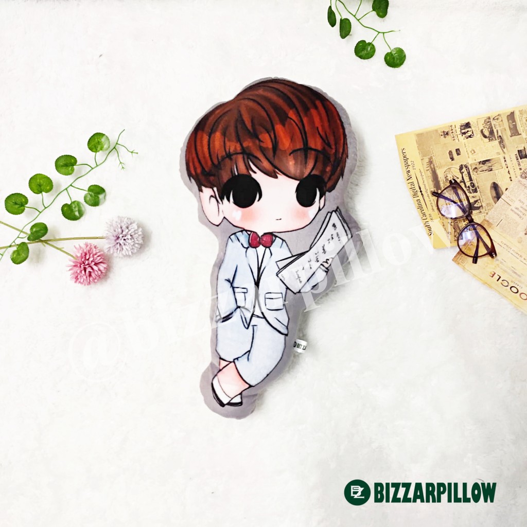 Bizzarpillow Bantal Kpop Karakter Chibi size L BZ208