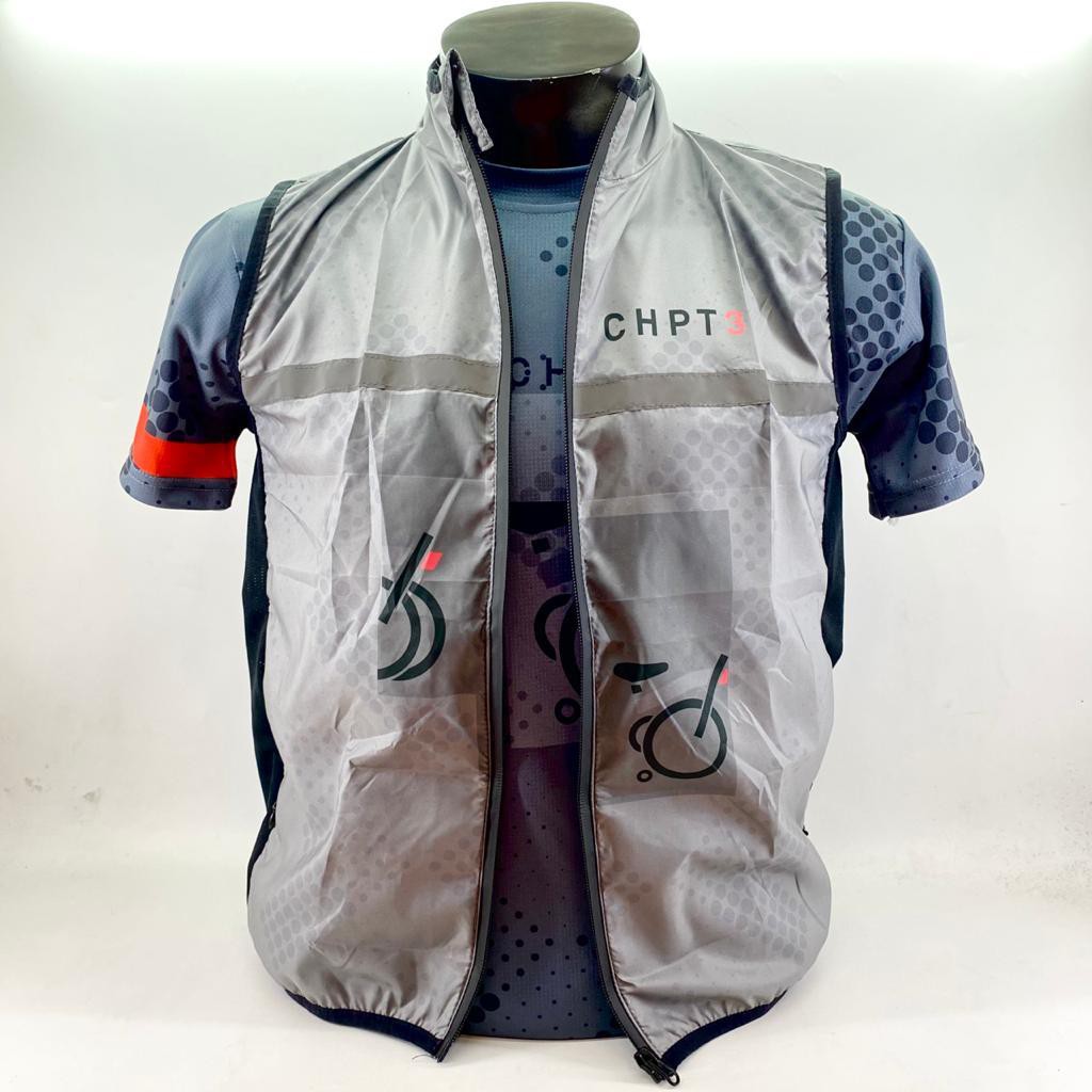 Rompi Jaket Sepeda Lipat Gowes Windbreaker Vest Gilet CHPT3