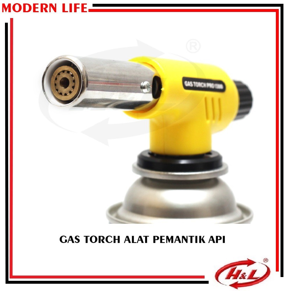 H&amp;L Gas Torch PRO 1300 Pemantik Gas Pematik Api Flame Gun Alat bakar