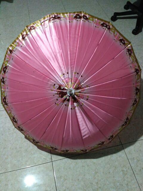 [cod] Payung Bunga Saten