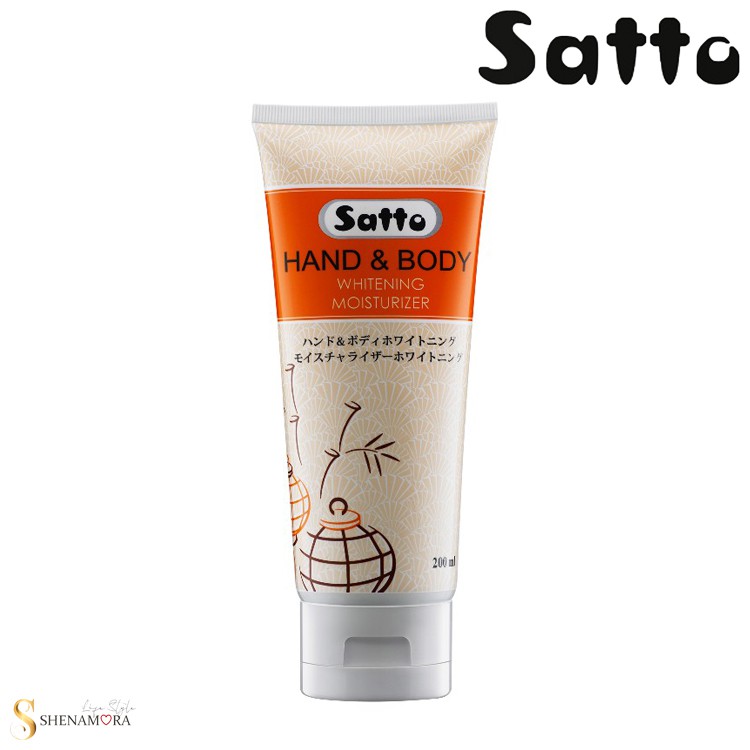 SATTO HAND &amp; BODY WHITENING MOISTURIZER 200 ML