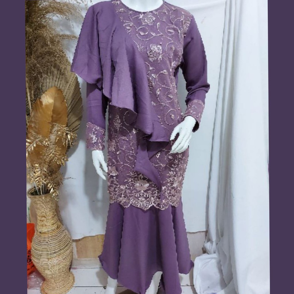 (GAMIS MODERN)GAMIS REMAJA KEKINIAN DAN DEWASA LD 120 110 100 90 / BROKAT KOMBINASI MOSCREPE POLOS BISA PESTA WEDDING/KONDANGAN