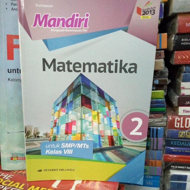 Mandiri Matematika untuk SMP kelas 8 Erlangga original bekas