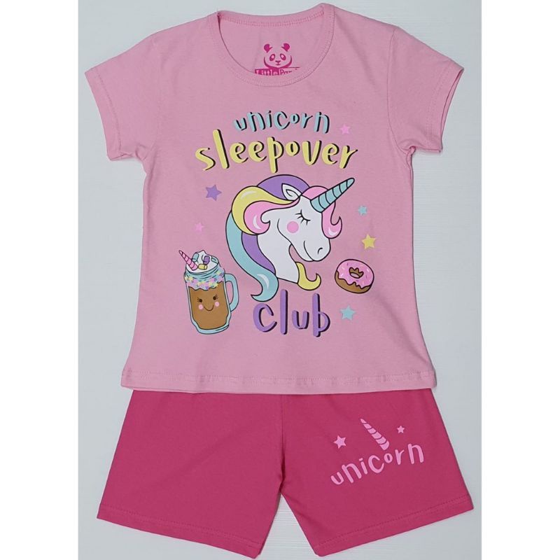 Setelan Anak Cewek Karakter 1-12thn-Unicorn Sleepover