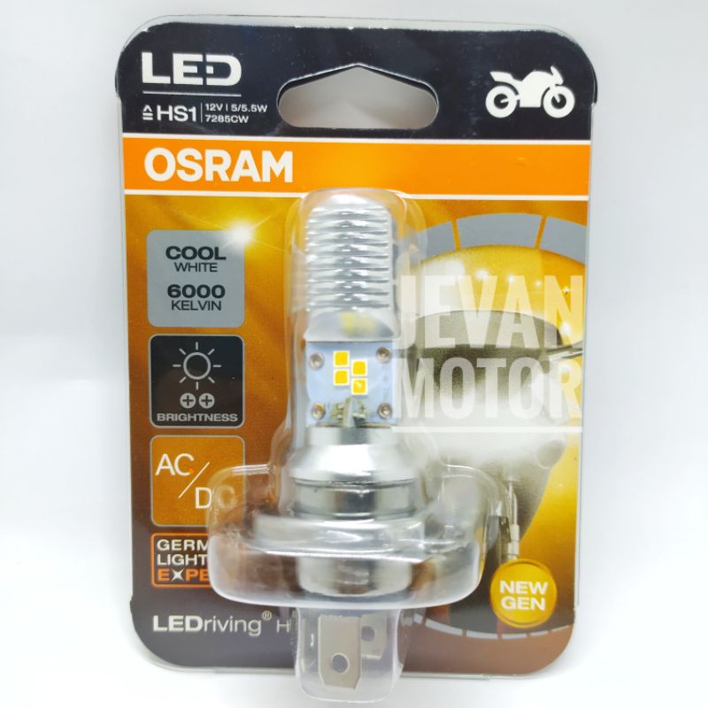 Osram 7285CW / Bohlam LED HS1 H4 New Gen 12V 5/5.5W / Bohlam Vixion AC/DC
