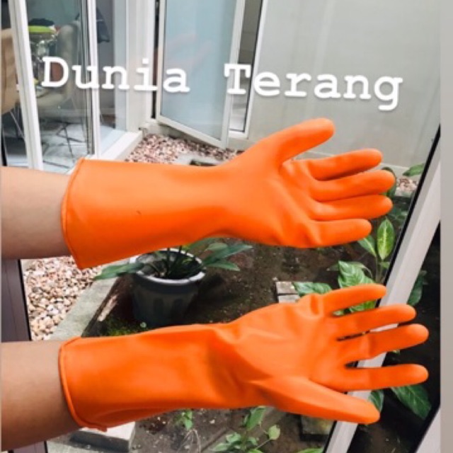 Sarung Tangan Karet Latex OTR 5 panjang 32cm / Hand Glove OTORY 5 / Household Gloves OTR5