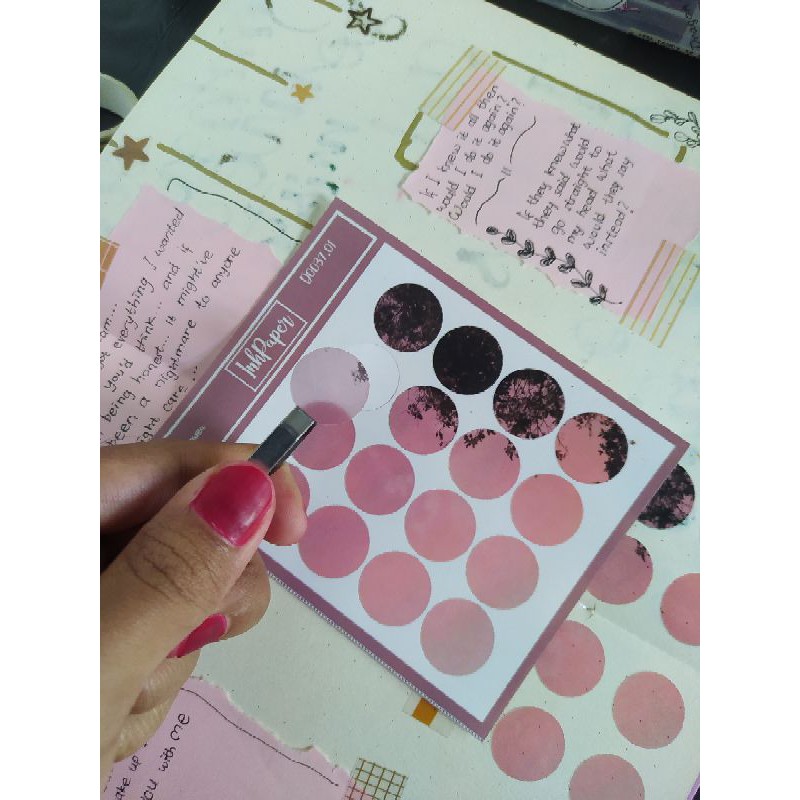 

[inhPaper] Sticker Planner Transparan Pemandangan untuk Bullet Journal/Notebook/Catatan