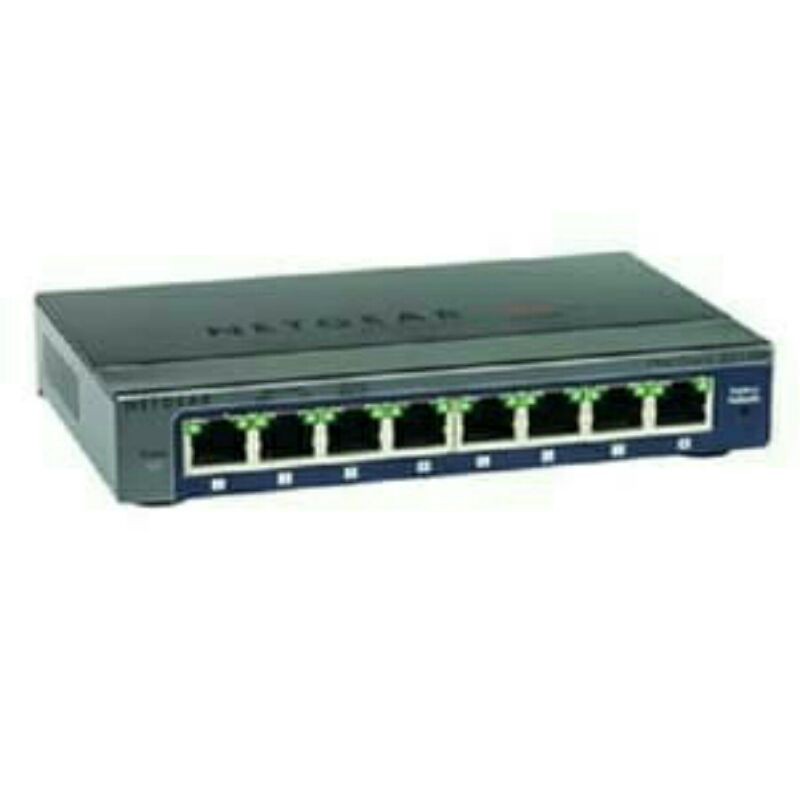 Netgear GS108E Switch 8-Port Gigabit Ethernet 10/100/1000Mbps